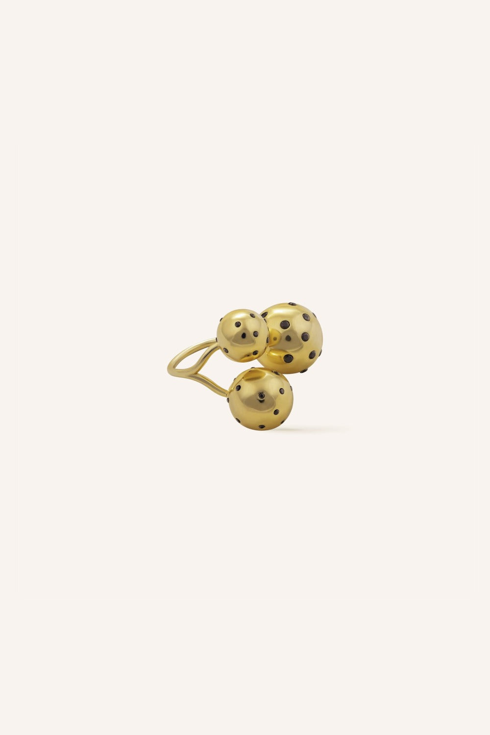 Bague  Claude Zircon Noir/Or