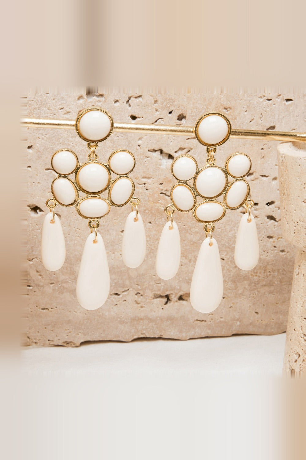 Boucles D'Oreilles Galya Ecru