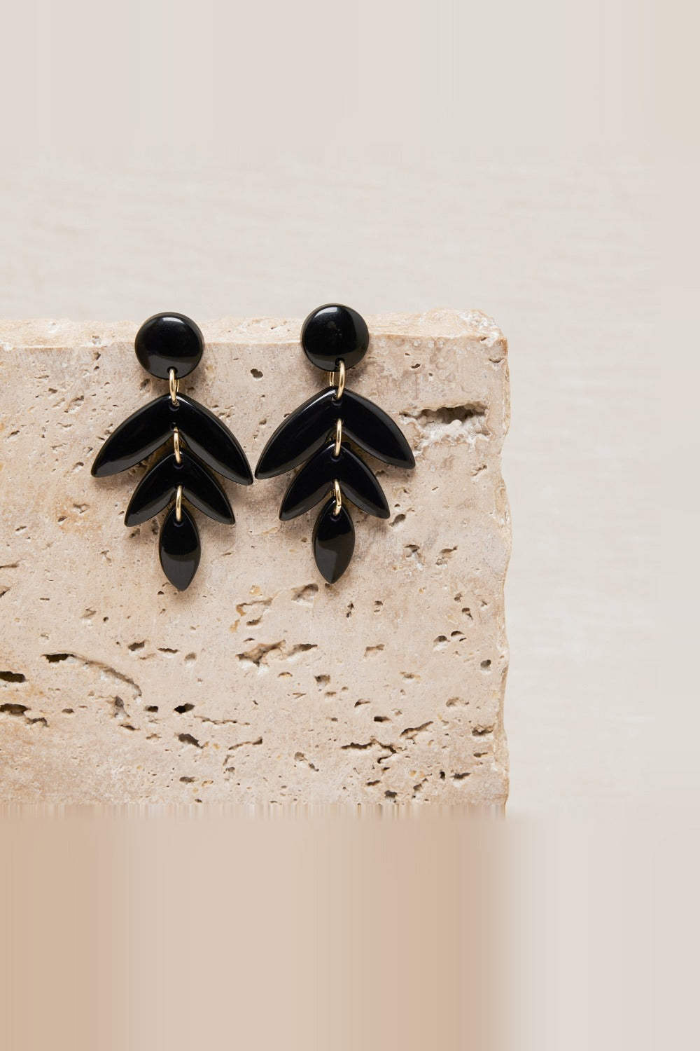 Boucles D'Oreilles Fanette Noir