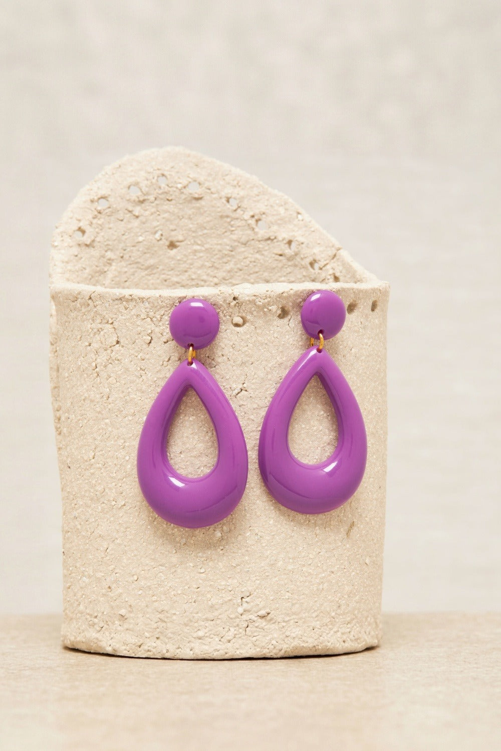 Boucles D'Oreilles Flavy Purple