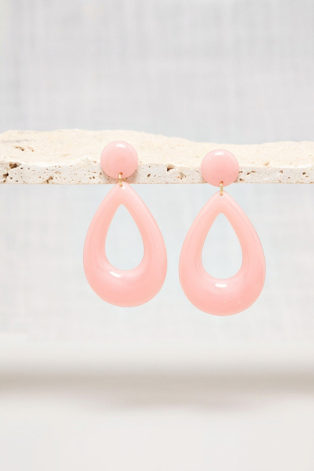 Boucles D'Oreilles Flavy Goyave Nacre