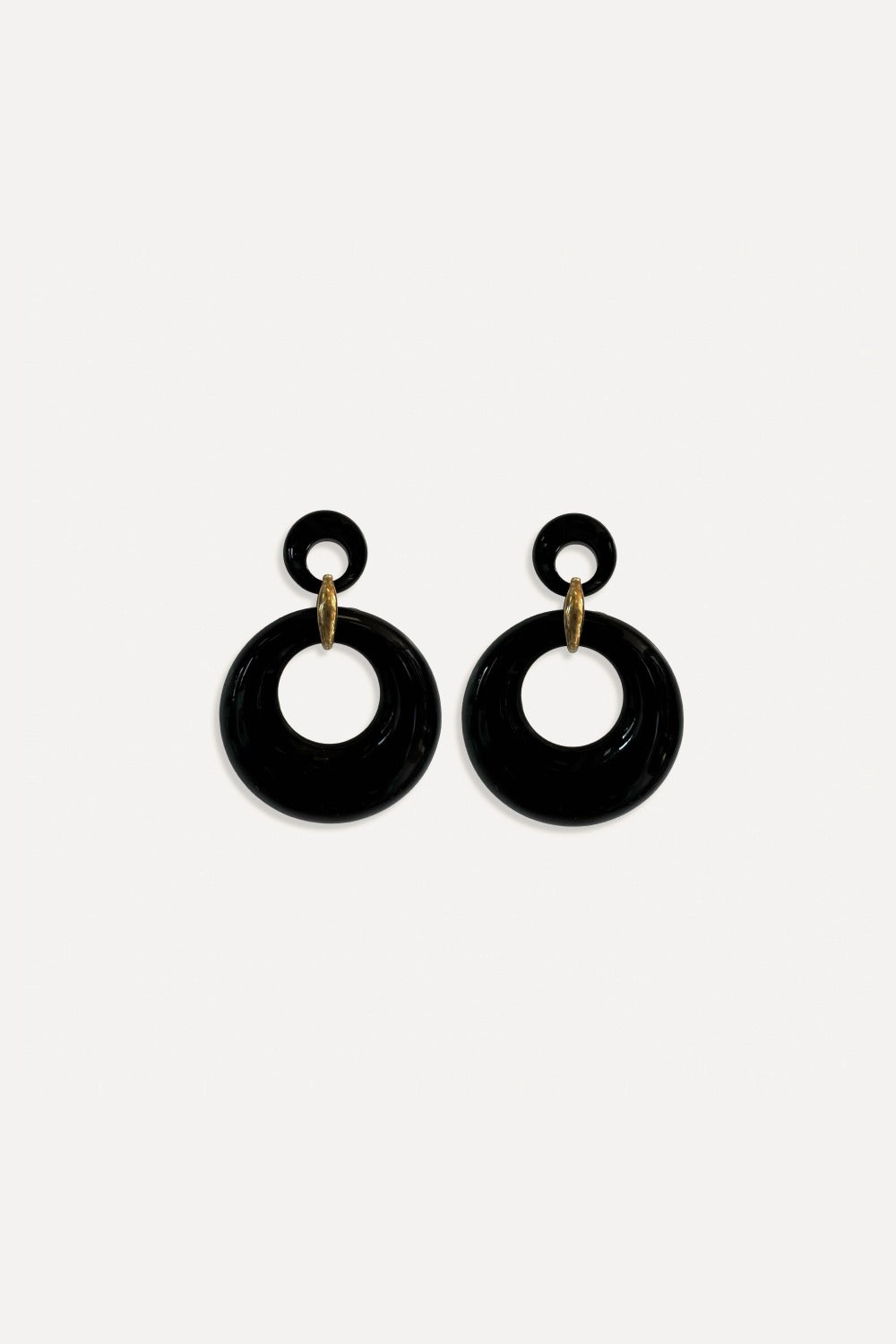 Boucles d'oreilles Betty Noir