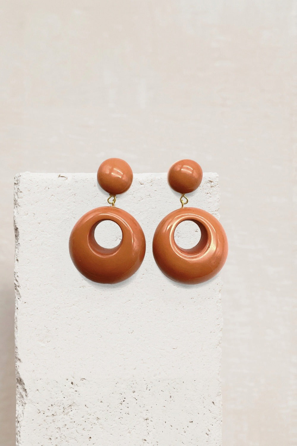 Boucles D'Oreilles Poppie Terracotta
