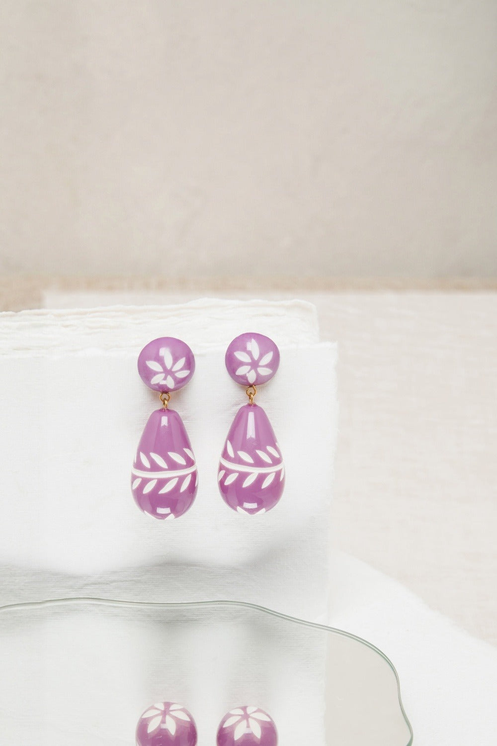 Boucles D'Oreilles Giliae Violine