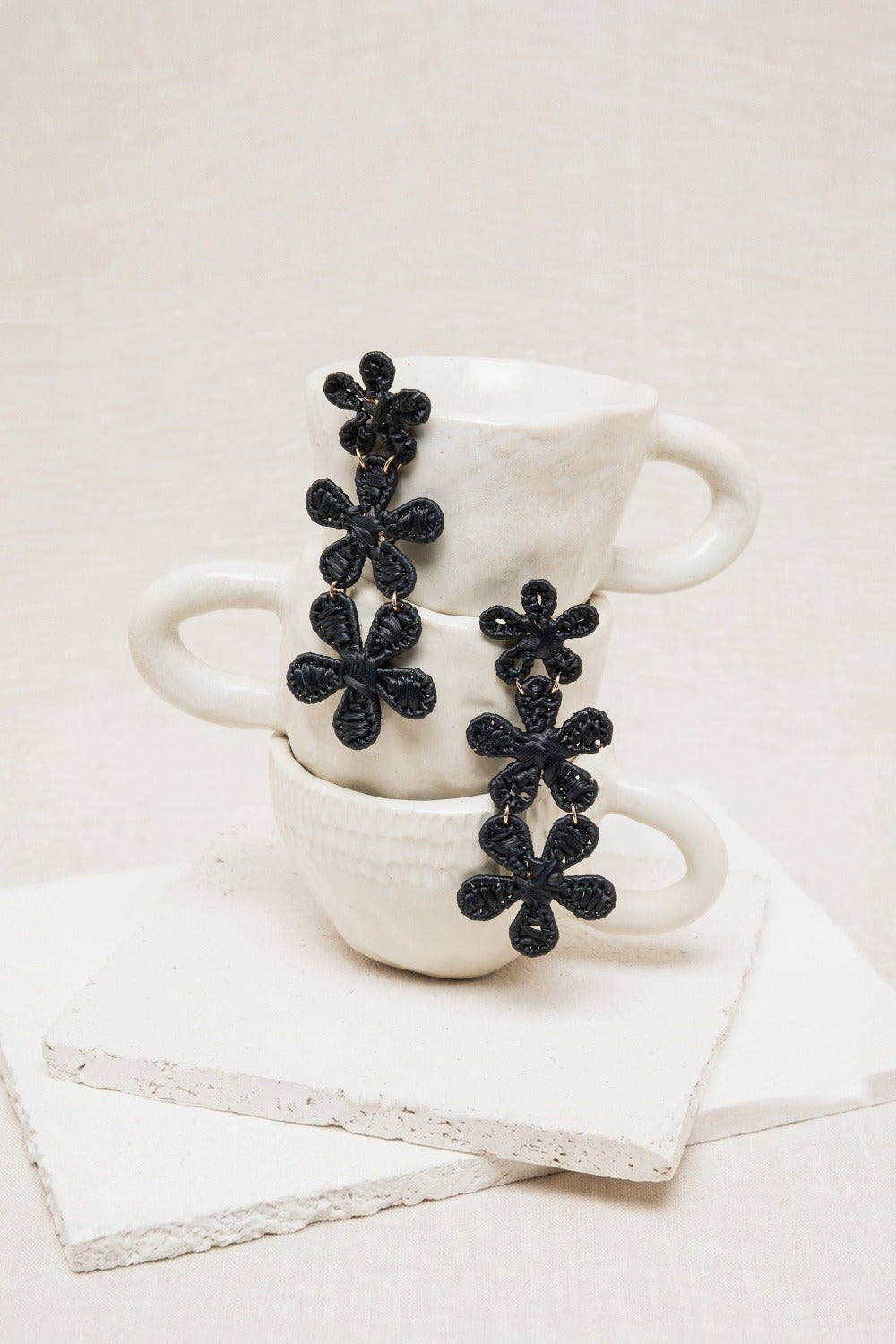 Boucles D'Oreilles Maelie Noir
