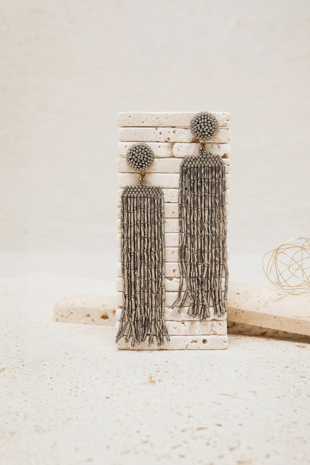 Boucles D'Oreilles Eclipse Hematite