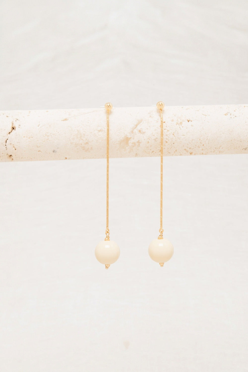 Boucles D'Oreilles Lean Ecru