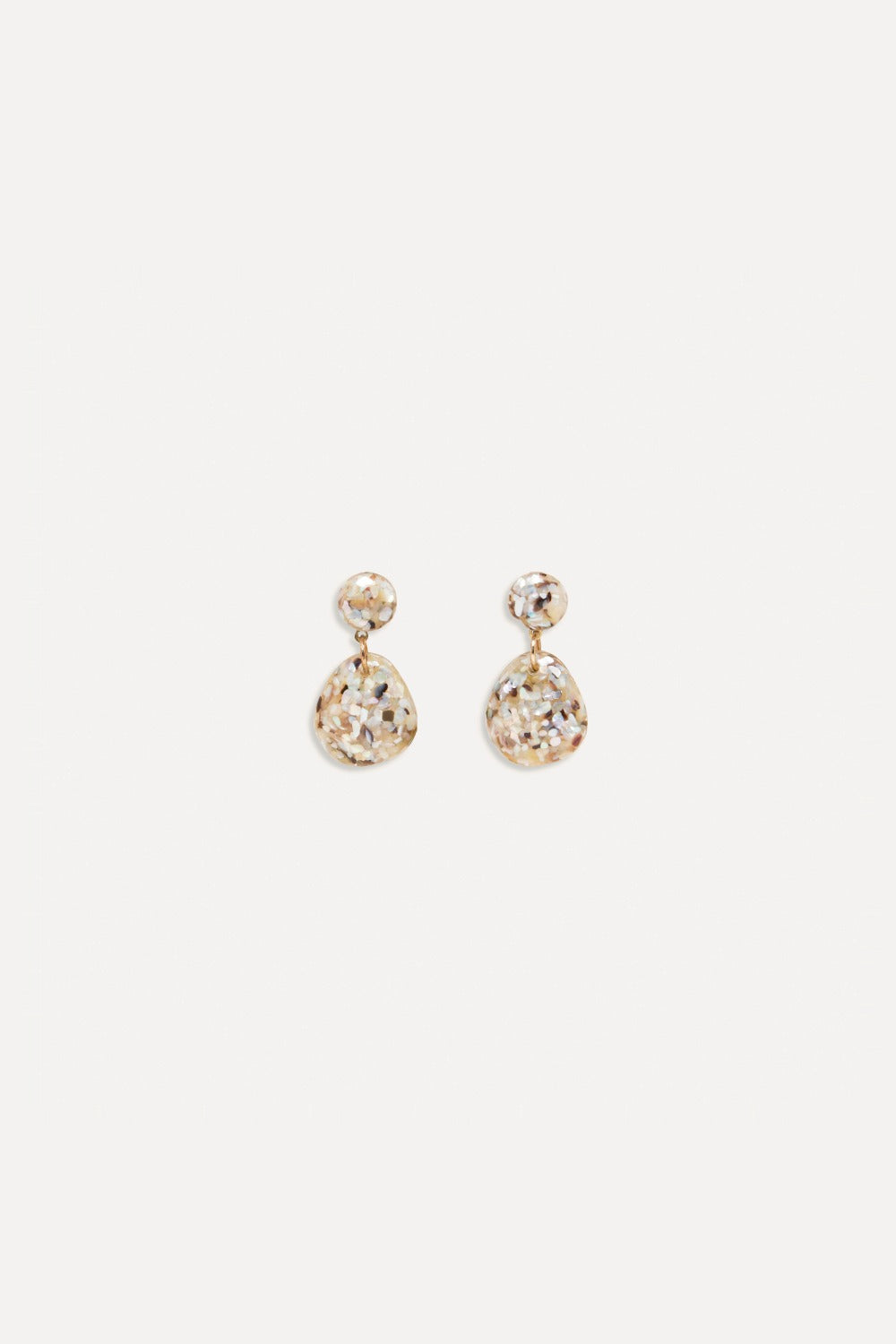 Boucles d'oreilles Nikita Nacre