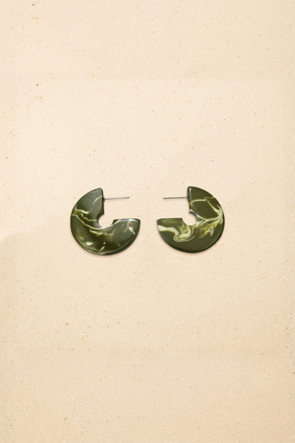 Boucles D'Oreilles Margaut Avocat/Ecru