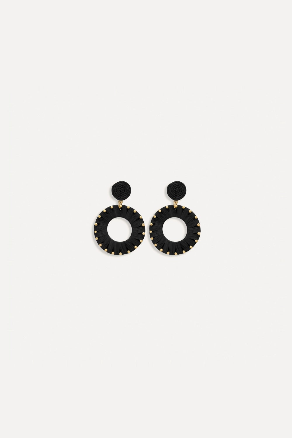 Boucles d'oreilles Joee  Noir