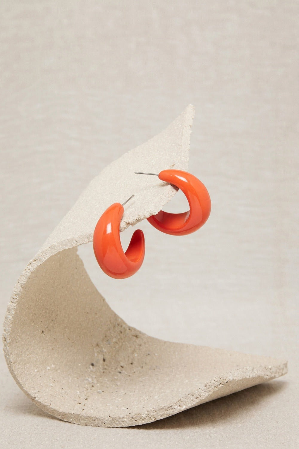Boucles D'Oreilles Mini Irene Orange Brulee