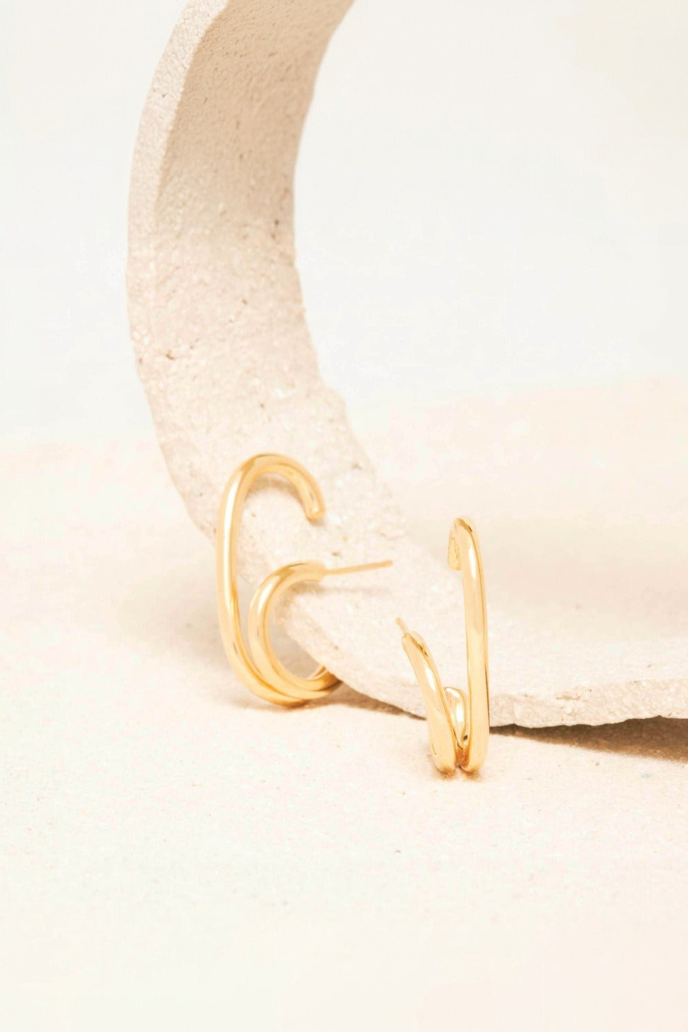 Boucles d'oreilles Tiffen Or