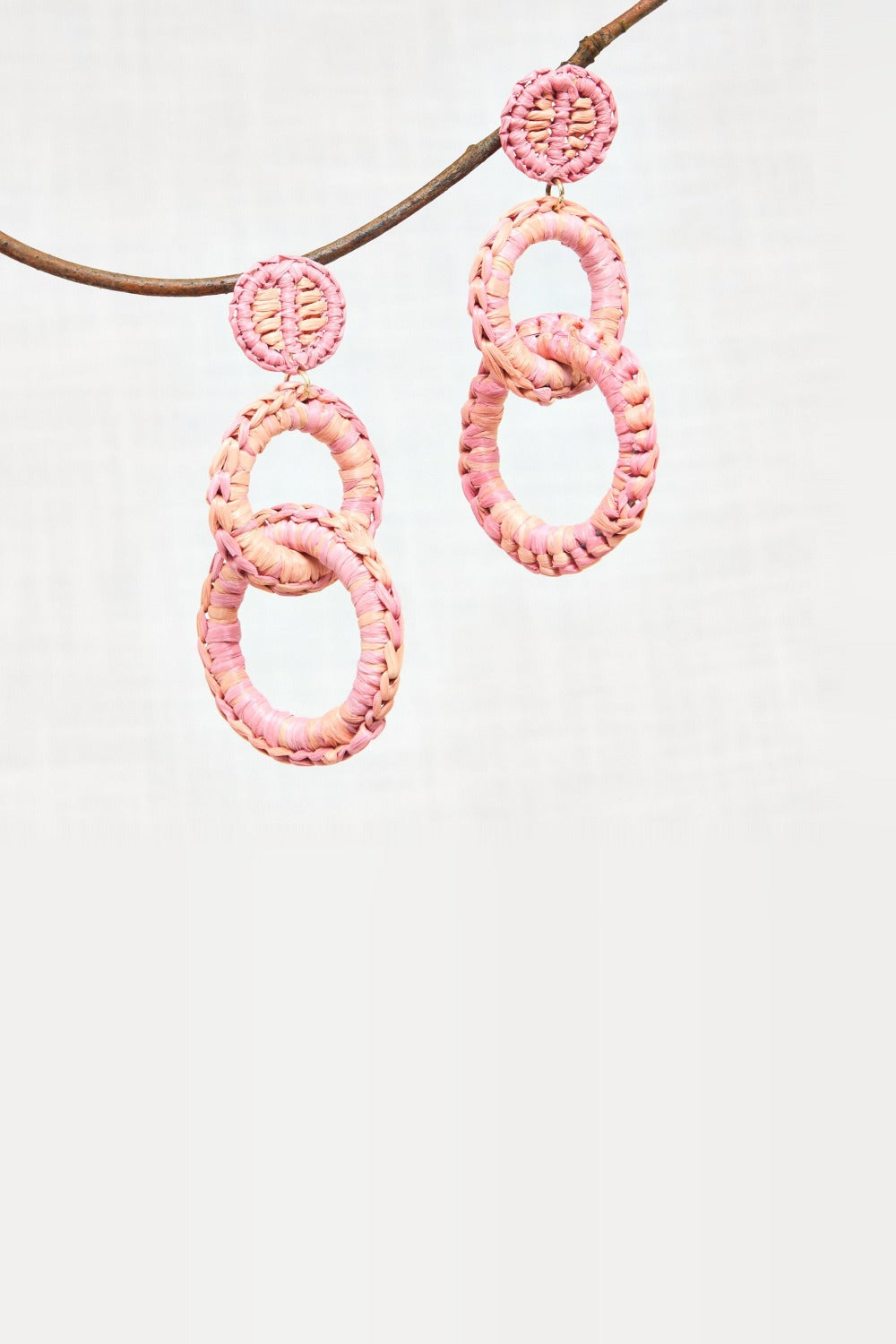 Boucles D'Oreilles Loriana Goyave/Orange
