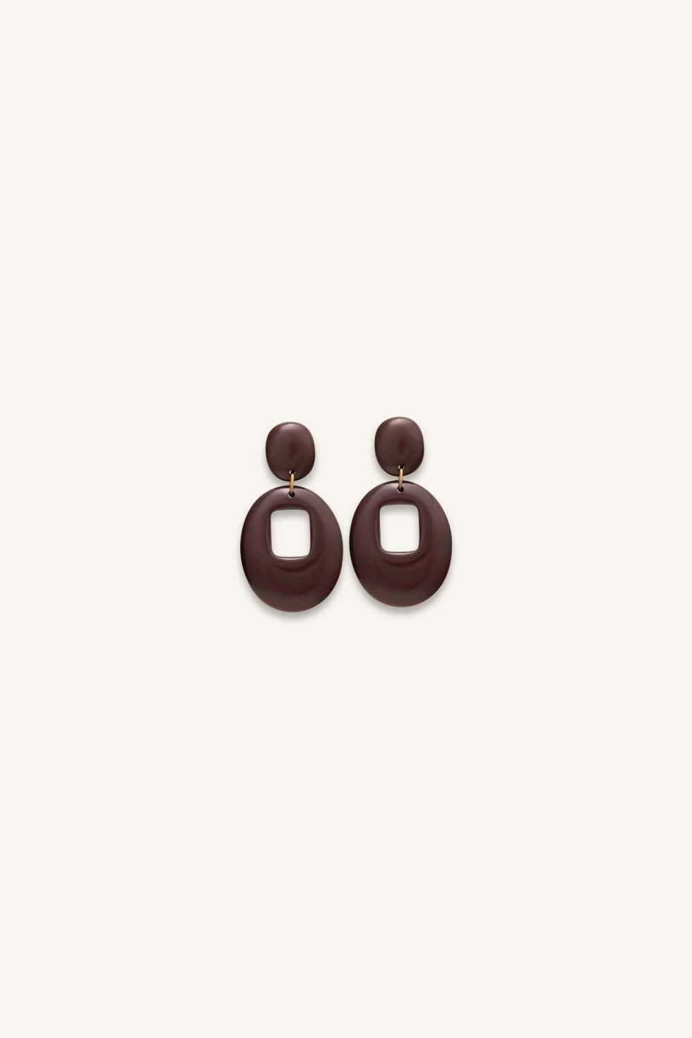 Boucles d'oreilles Elya Ebene