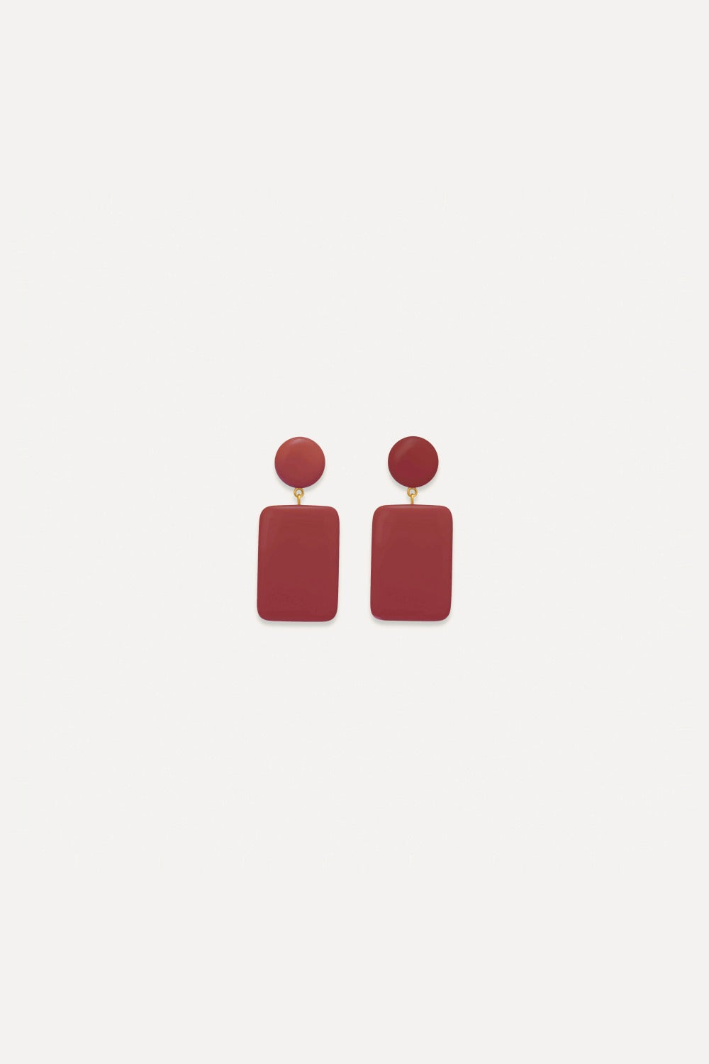 Boucles d'oreilles Mathilda Aubergine