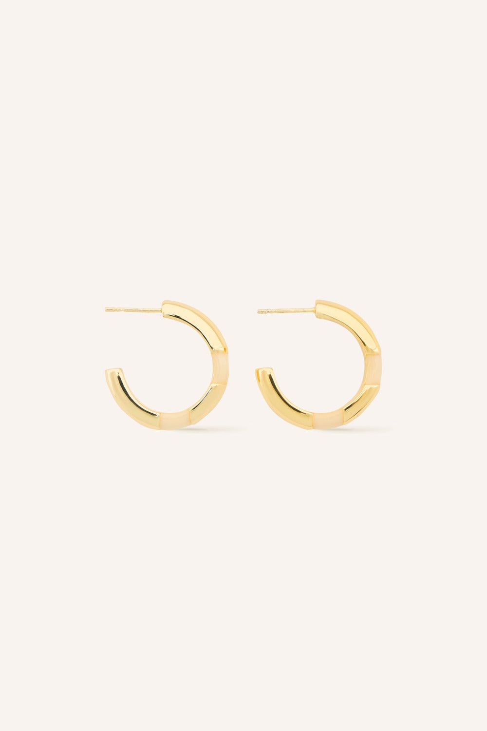 Boucles d'oreilles Josy Ecru