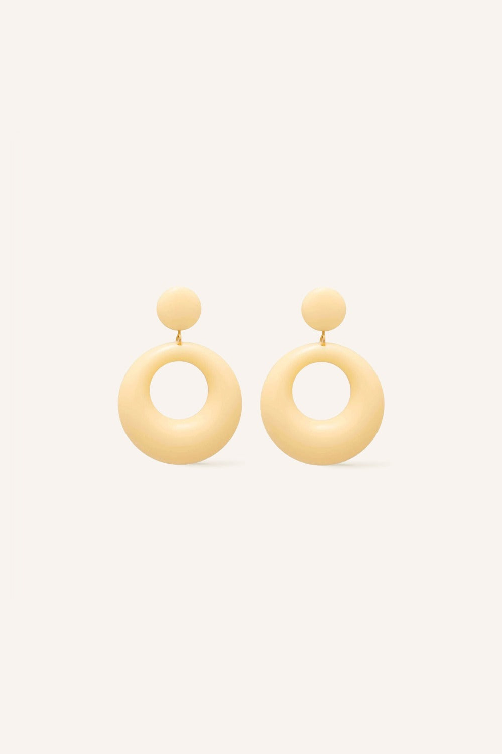 Boucles d'oreilles Phily Ecru