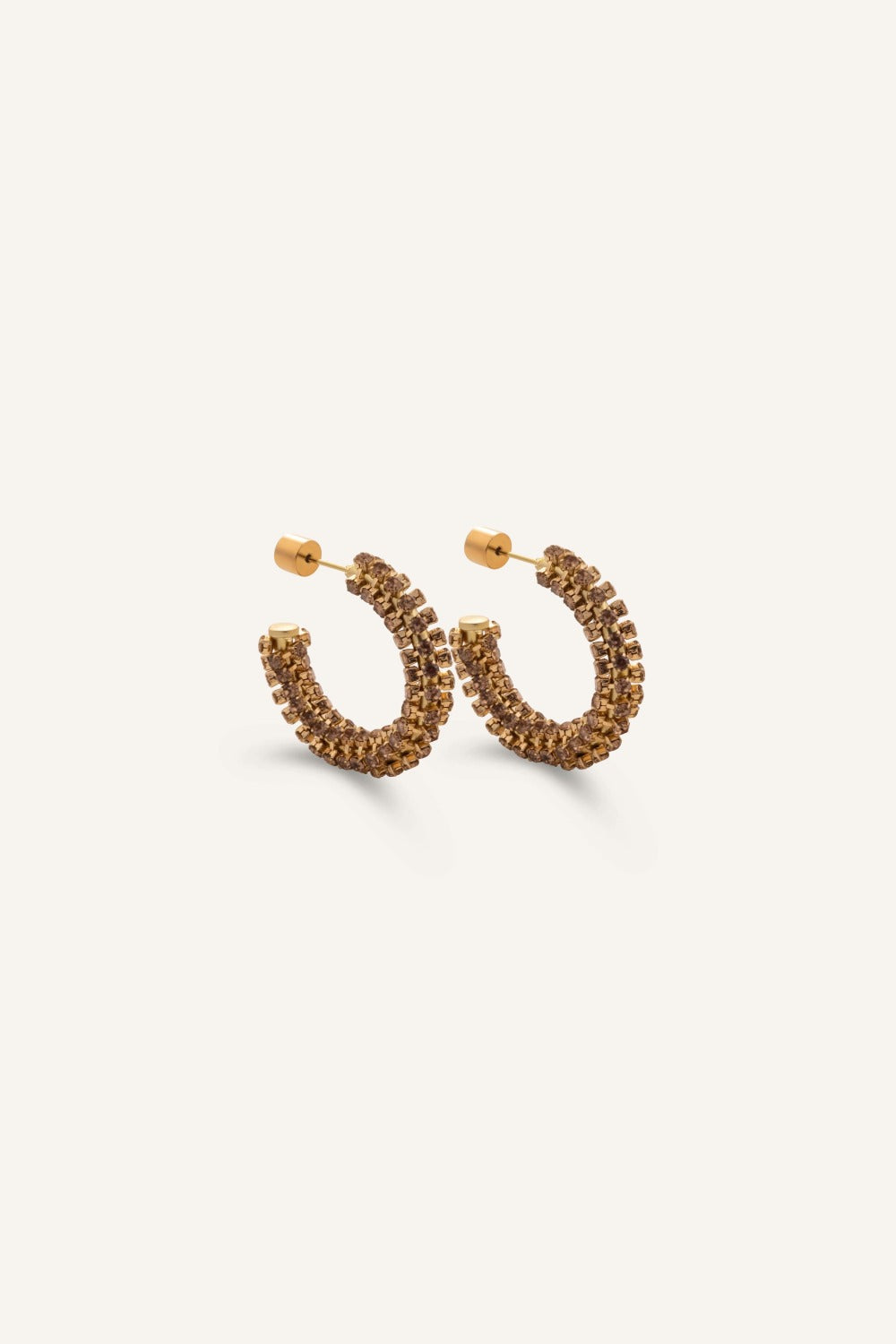 Boucles d'oreilles Lexye Champagne