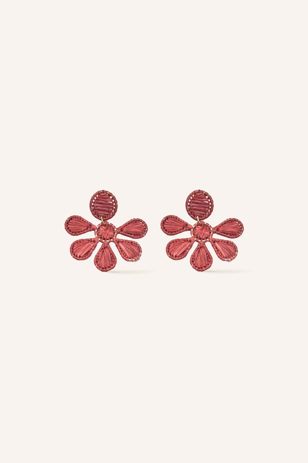 Boucles D'Oreilles Fiorenza Bourgogne