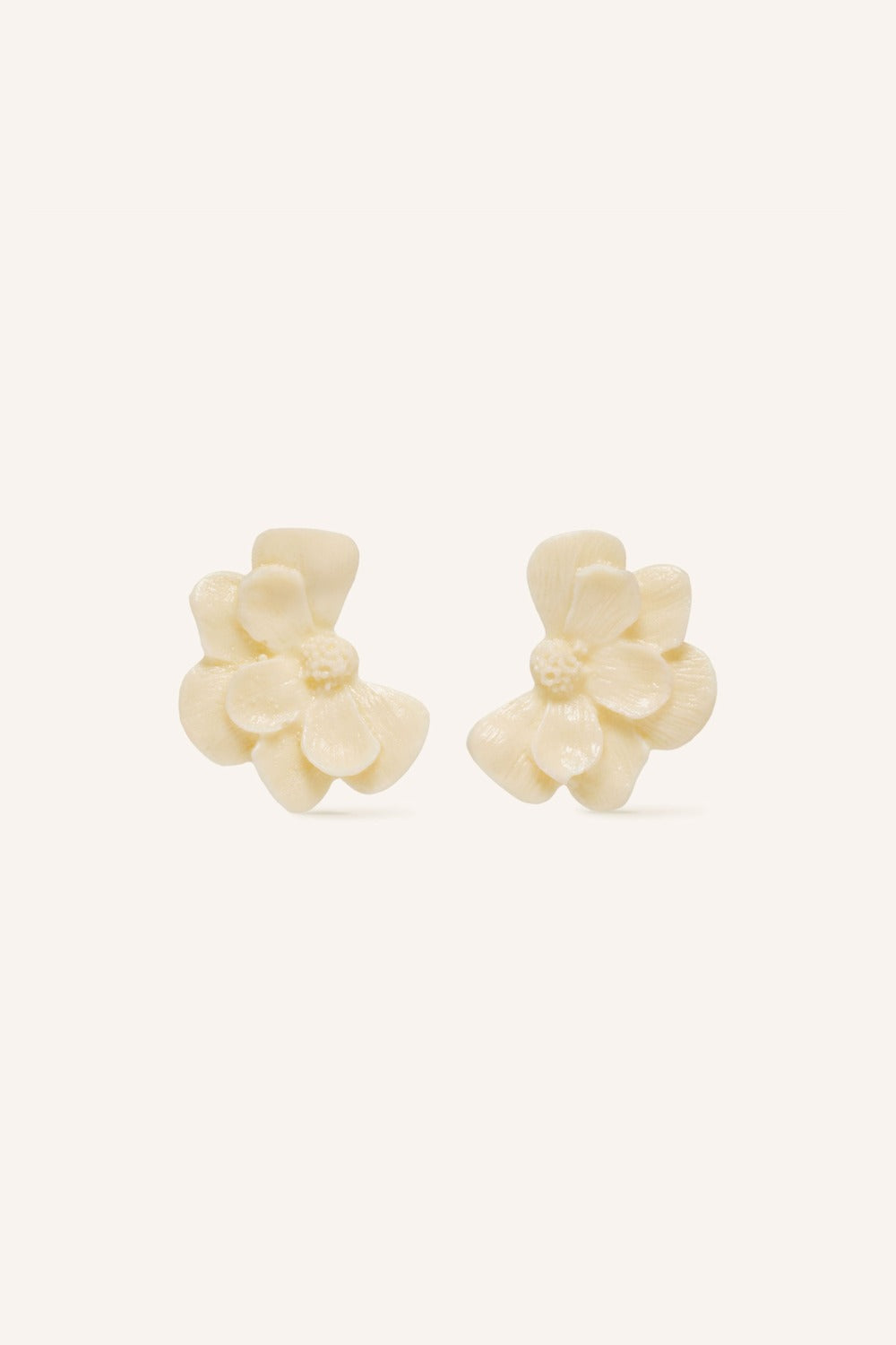 Boucles D'Oreilles Clarence Ecru