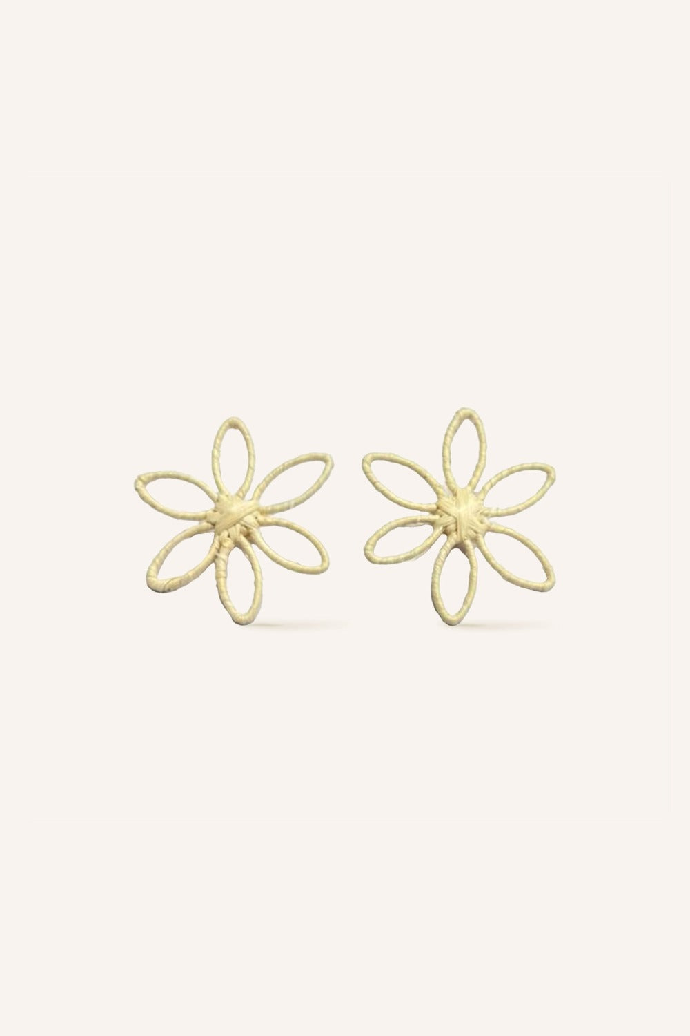 Boucles D'Oreilles Jully  Ecru