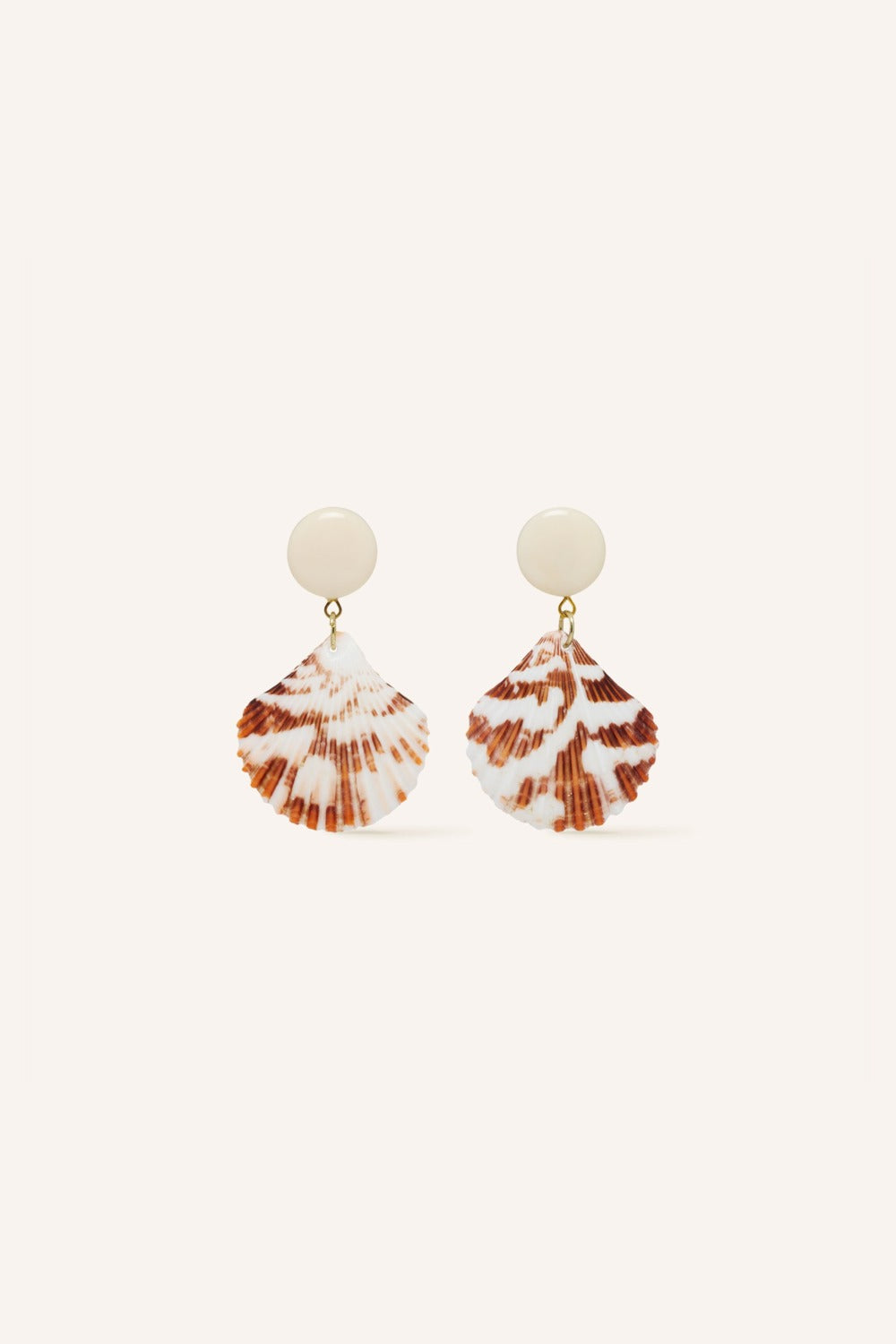 Boucles D'Oreilles Cassiopee Ecru