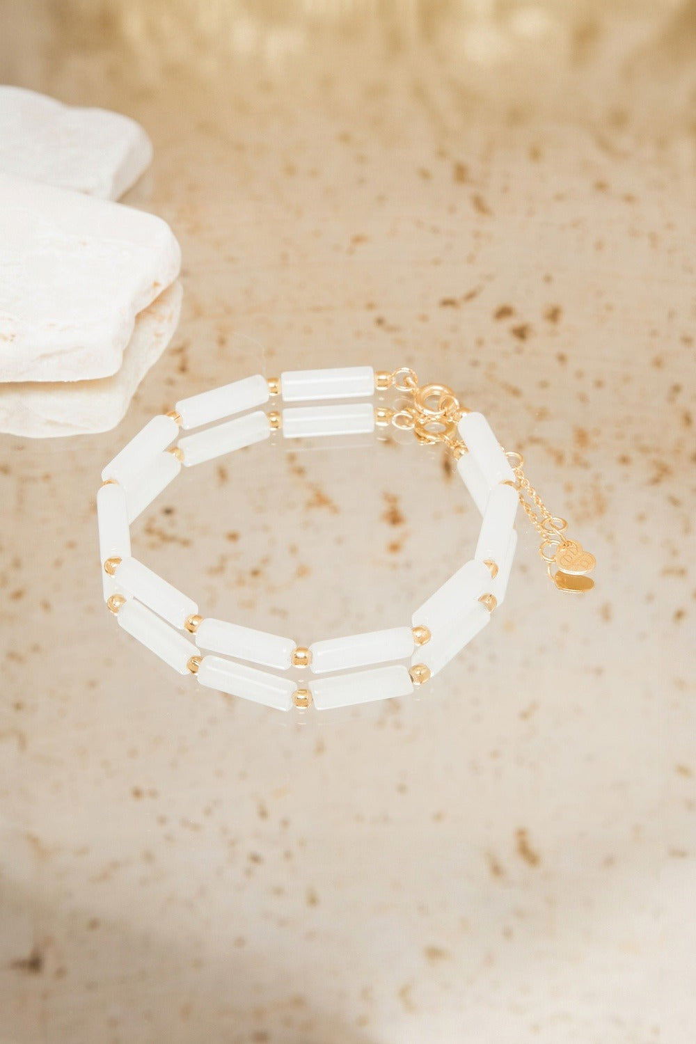 Bracelet Atya Quartz Blanc