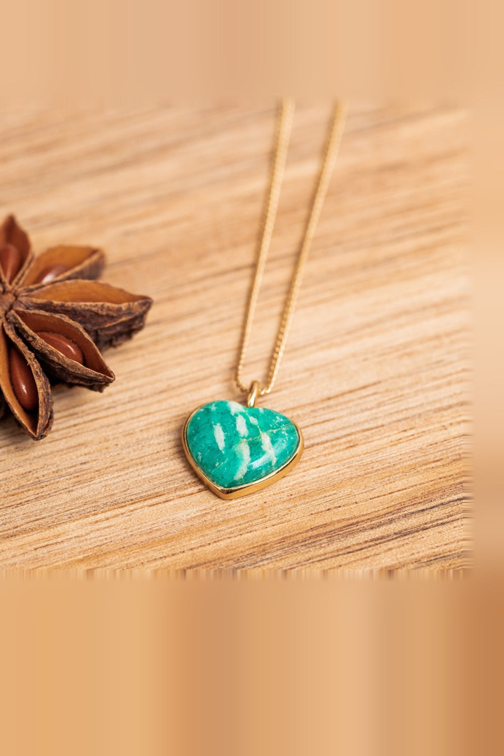 Collier Mathilda Amazonite.