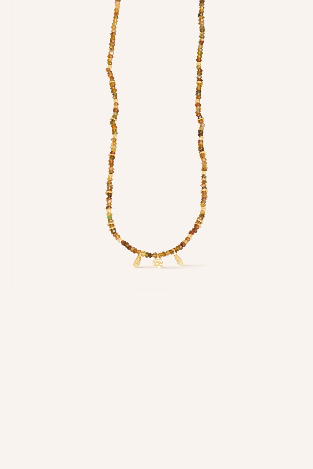 Collier Rahia Tourmaline Kaki