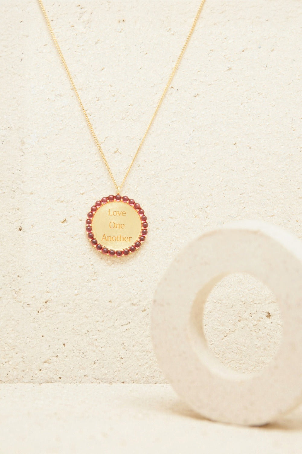 Collier Virginie Grenat