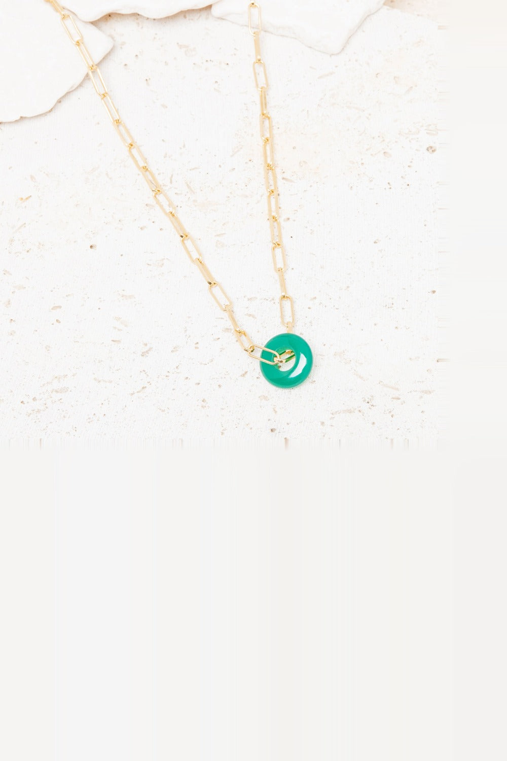 Collier Billy Onyx Vert