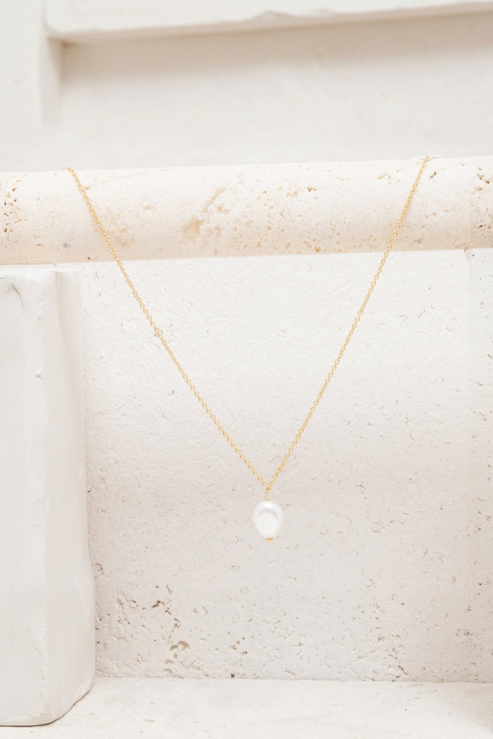 Collier Suzana Perle Blanche