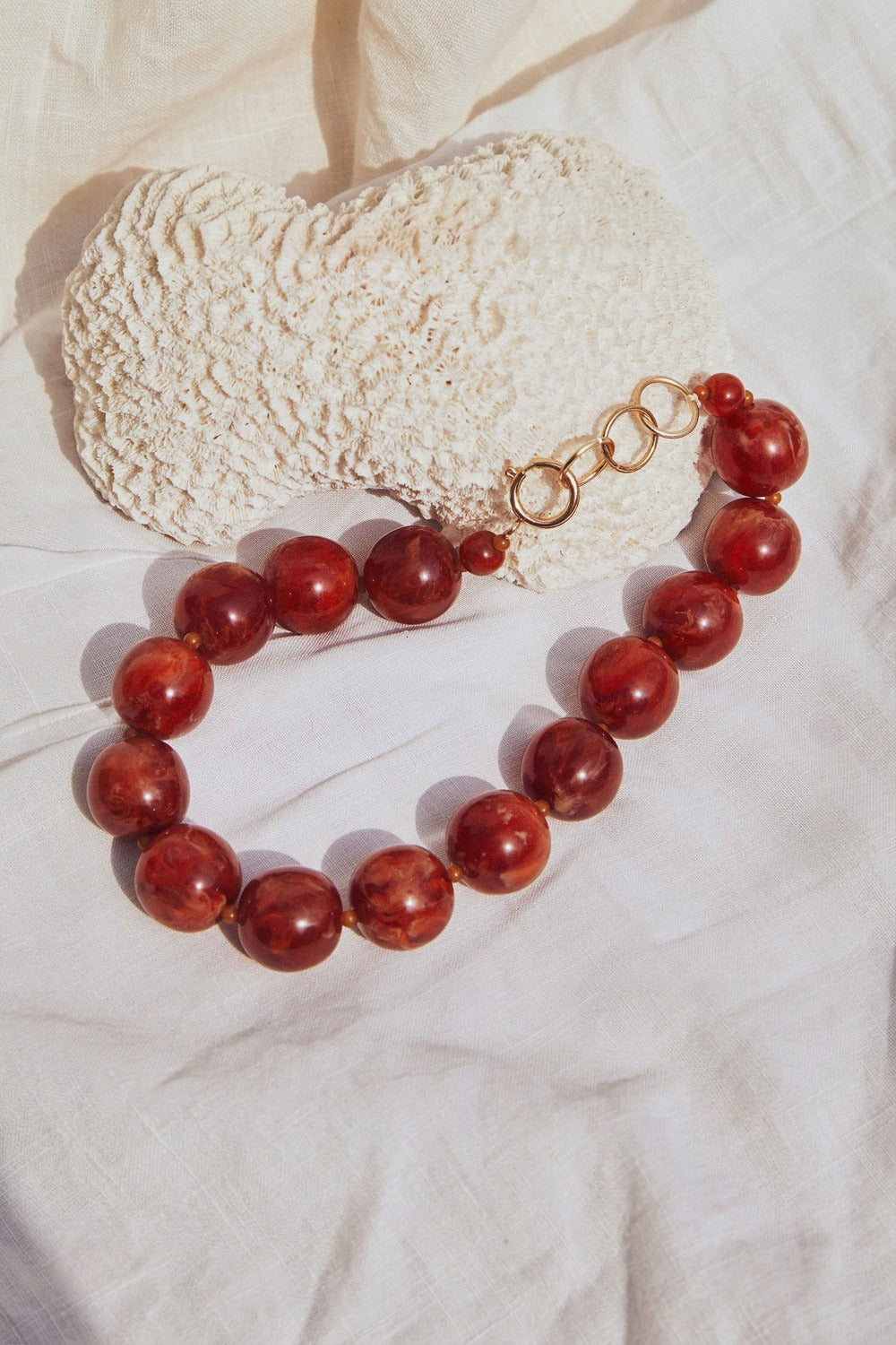 Collier Gigi Maxi Tortoise Marbre