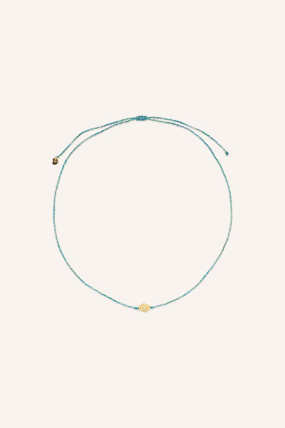 Collier Ishita Zircon Blanc/Aqua