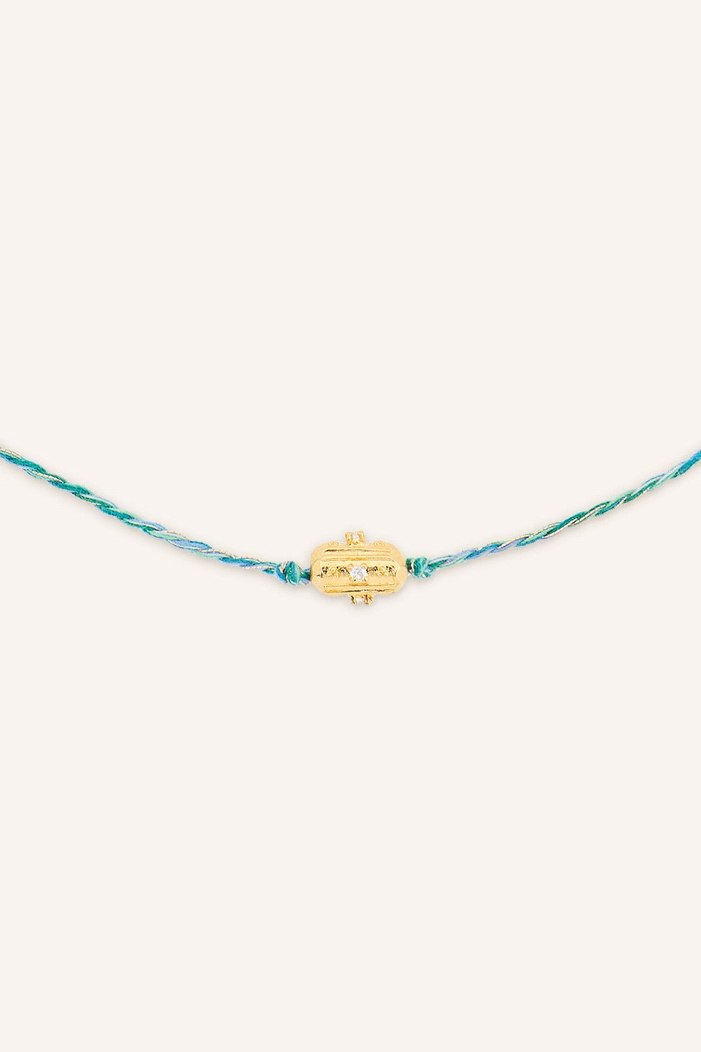 Collier Ishita Zircon Blanc/Aqua