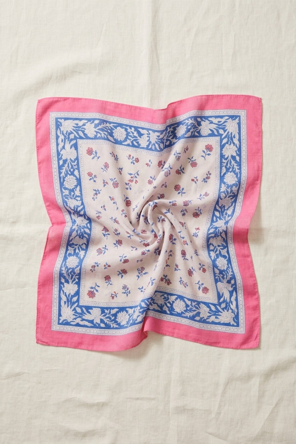 Foulard Abey Lipstick/Denim