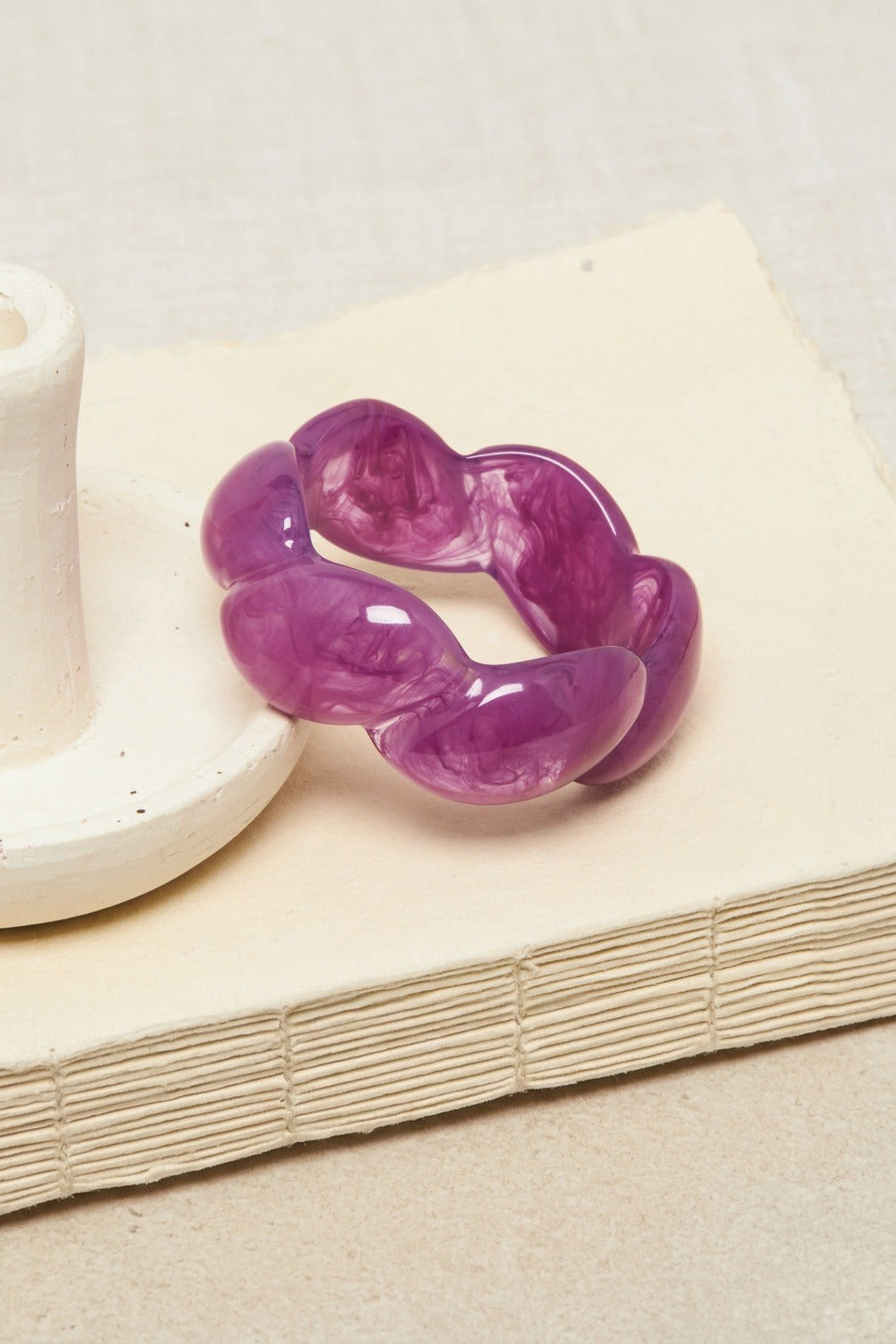 Jonc Octave Purple Cristal