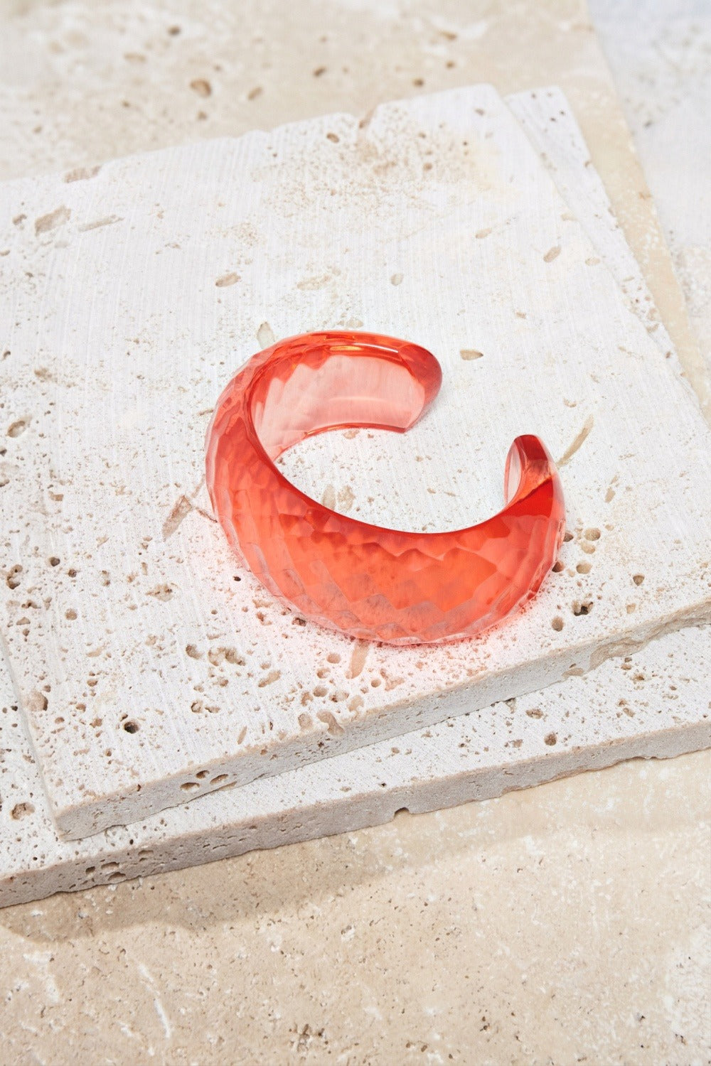 Jonc Jimi Orange Brulee Transparent