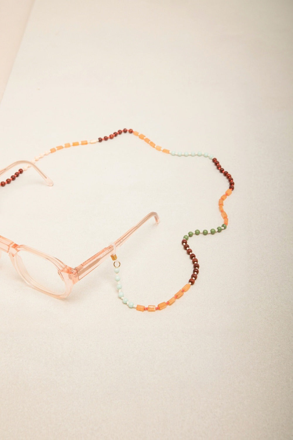 Chaine De Lunettes Marielle Pesto/Dragee