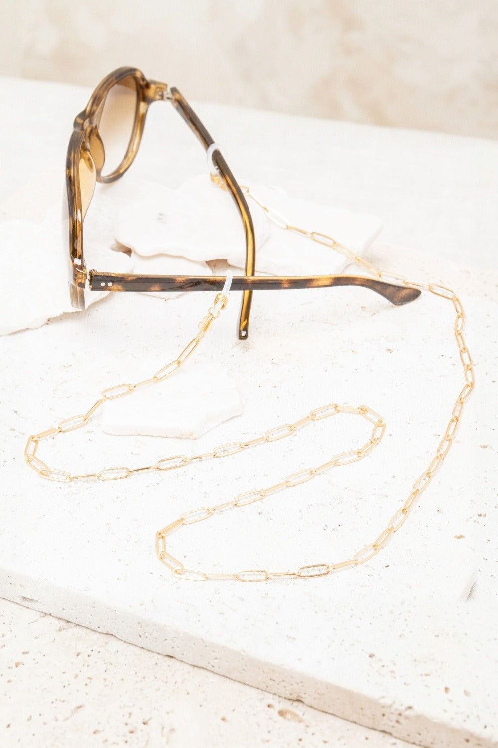 Chaîne De Lunettes Leoni Or