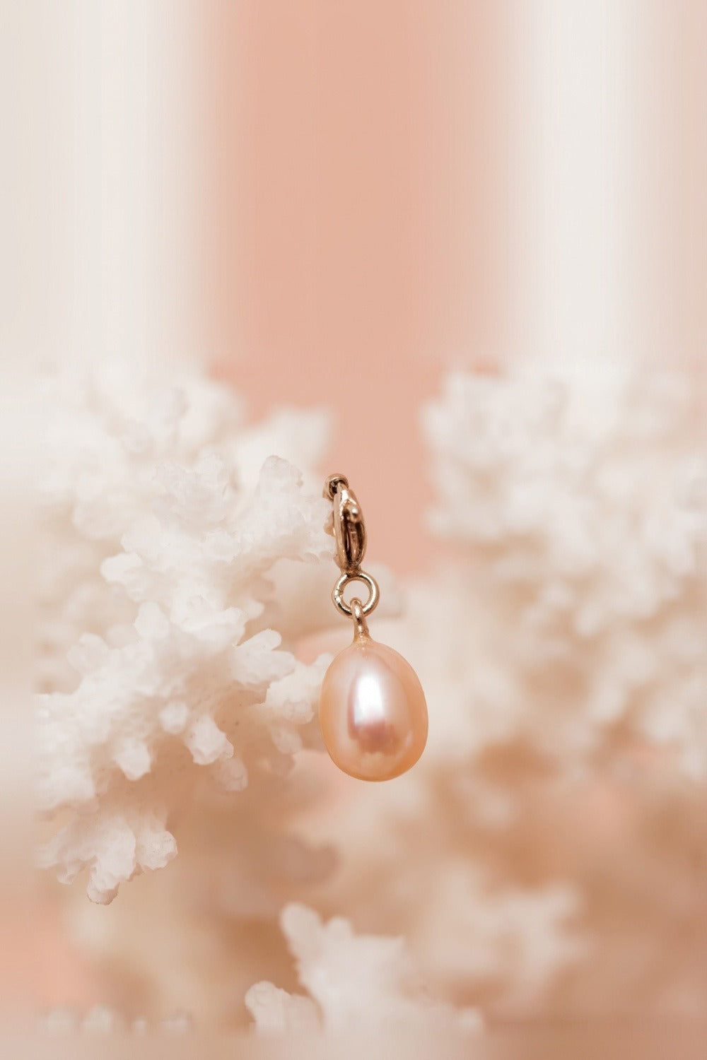 Pendentif Perle Orange.