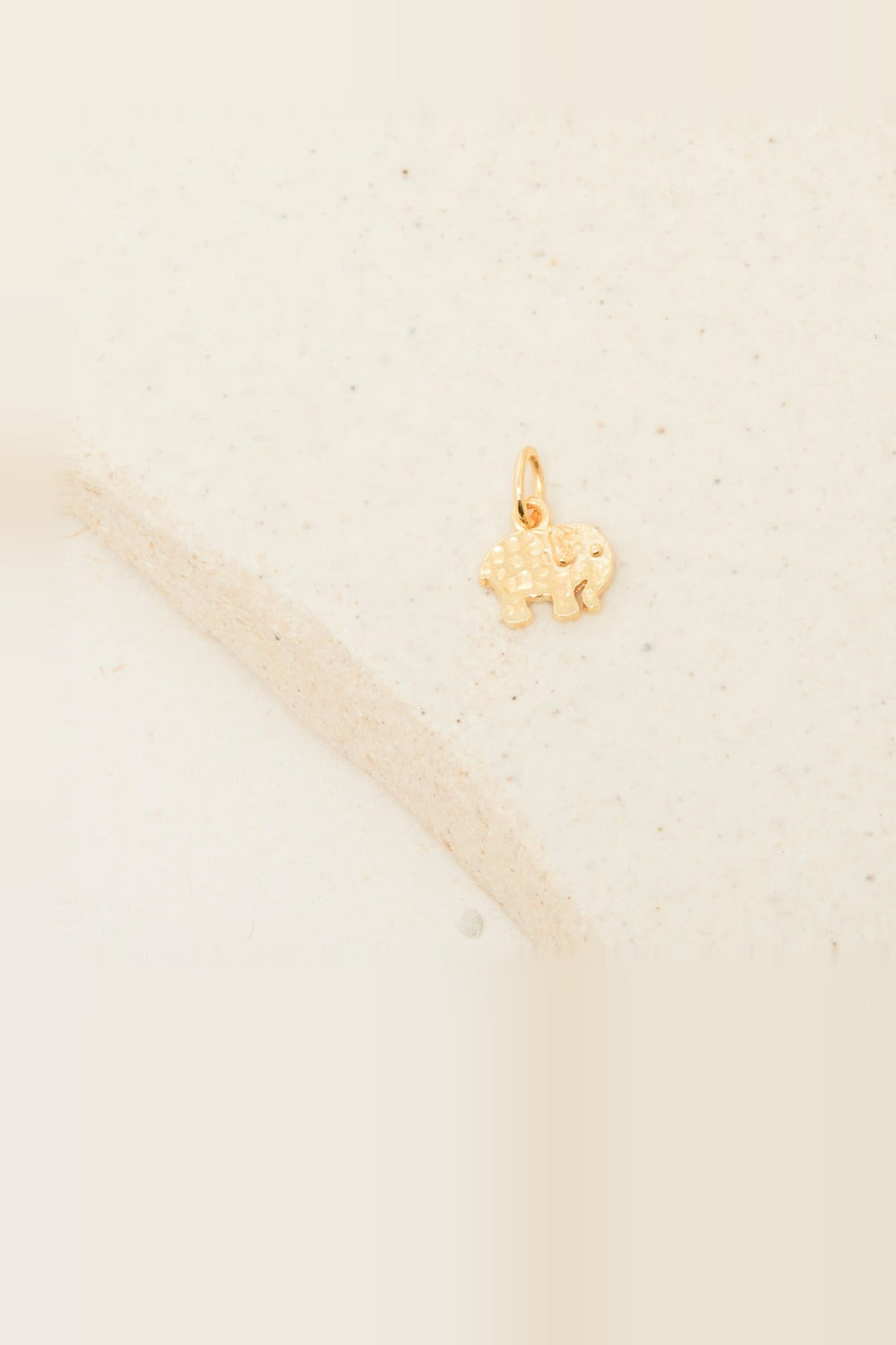 Pendentif Mini Elephant Or