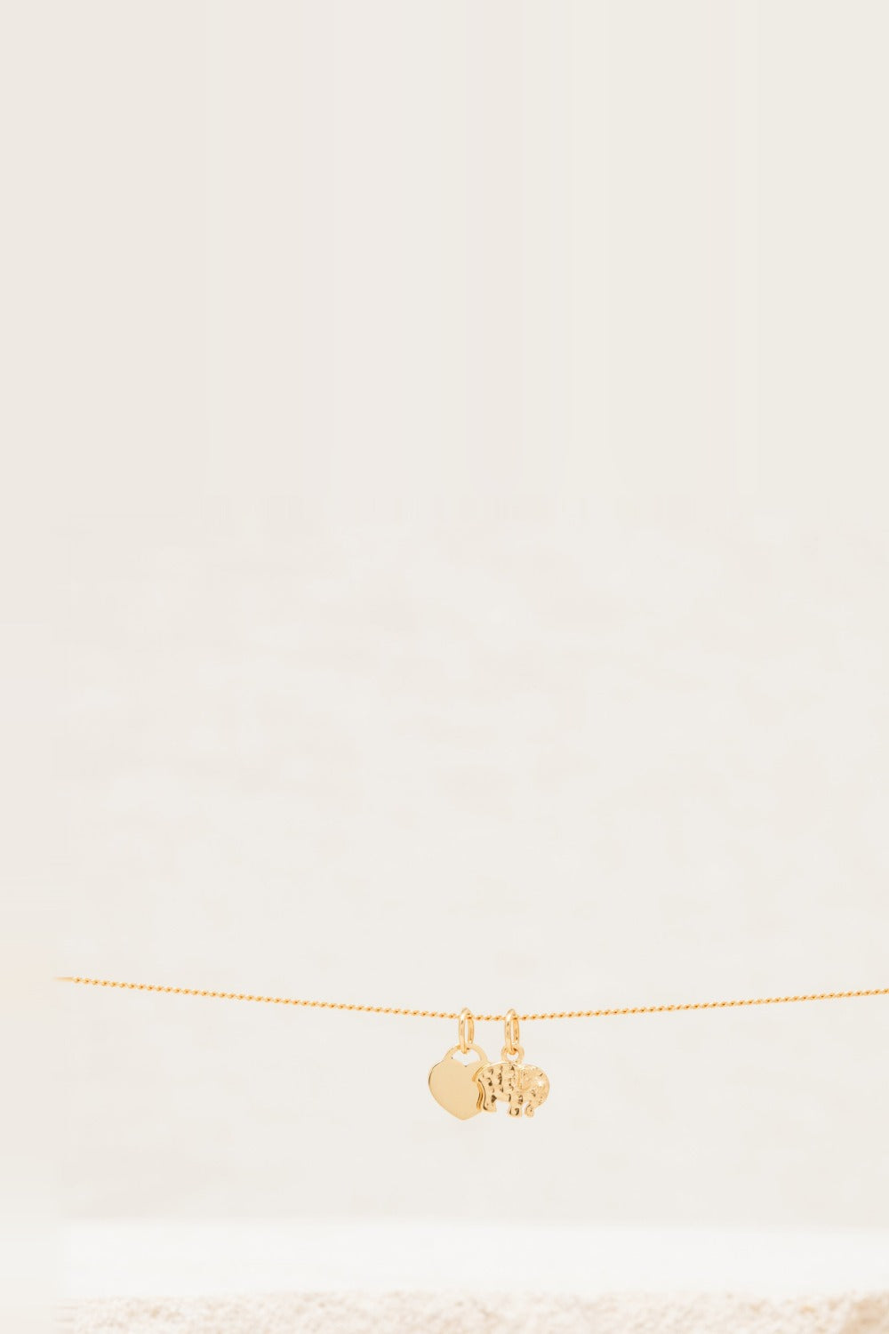 Pendentif Mini Elephant Or