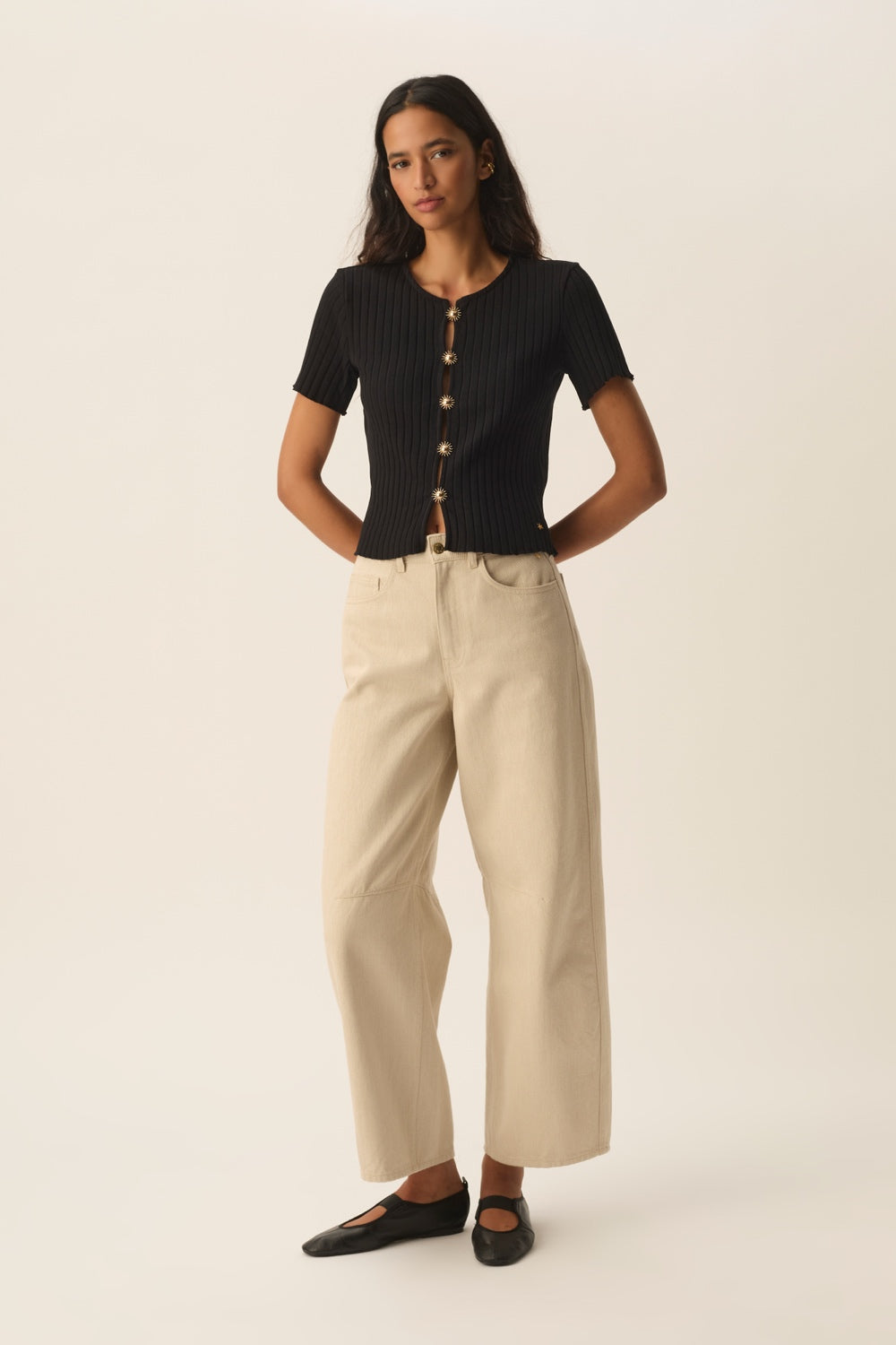 Jeans Laetitia Sable