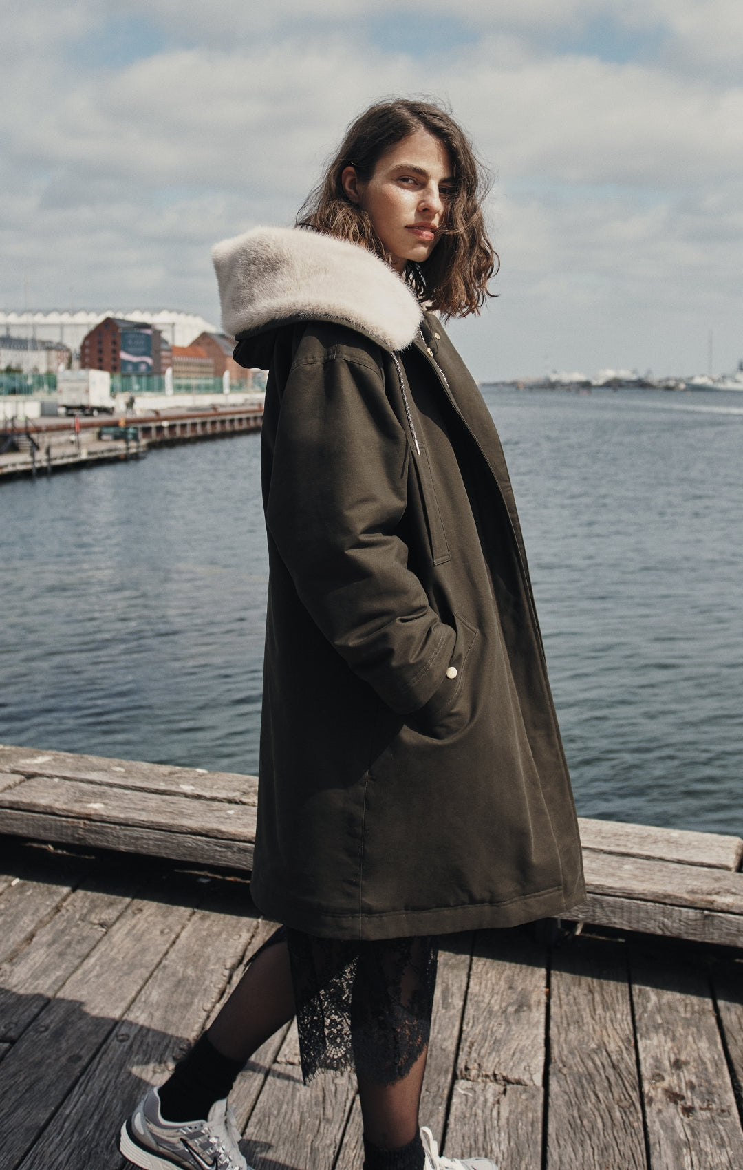 Gilet Long Pour Femme Grande Taille Grosse Maille Marine