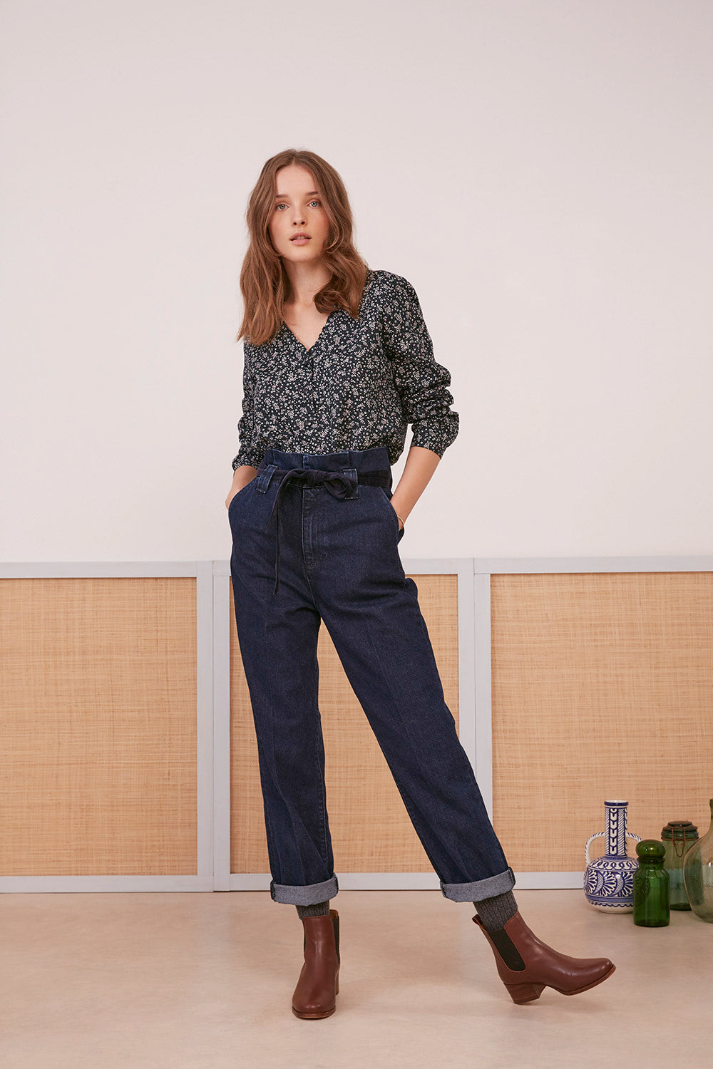 dark blue lumio jeans