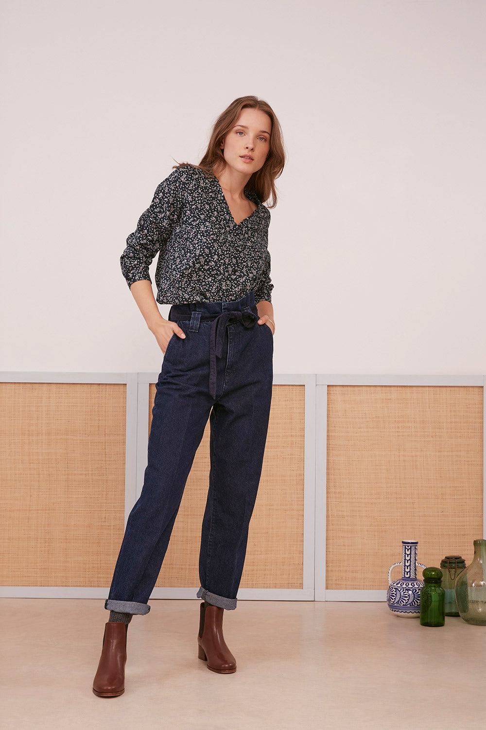 dark blue lumio jeans