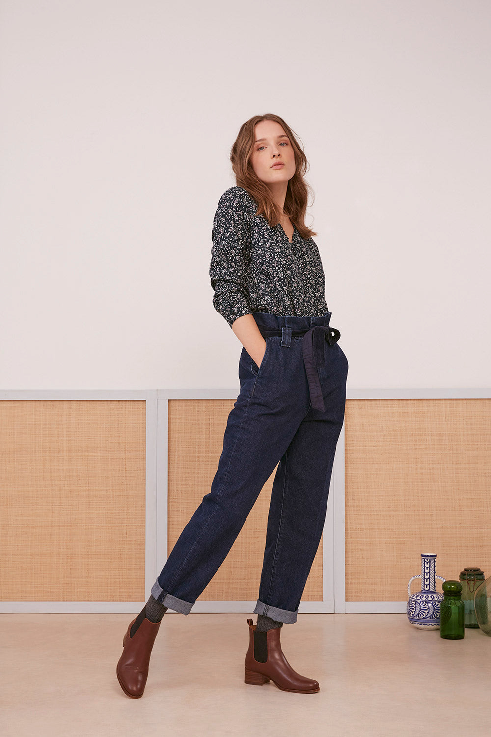 dark blue lumio jeans