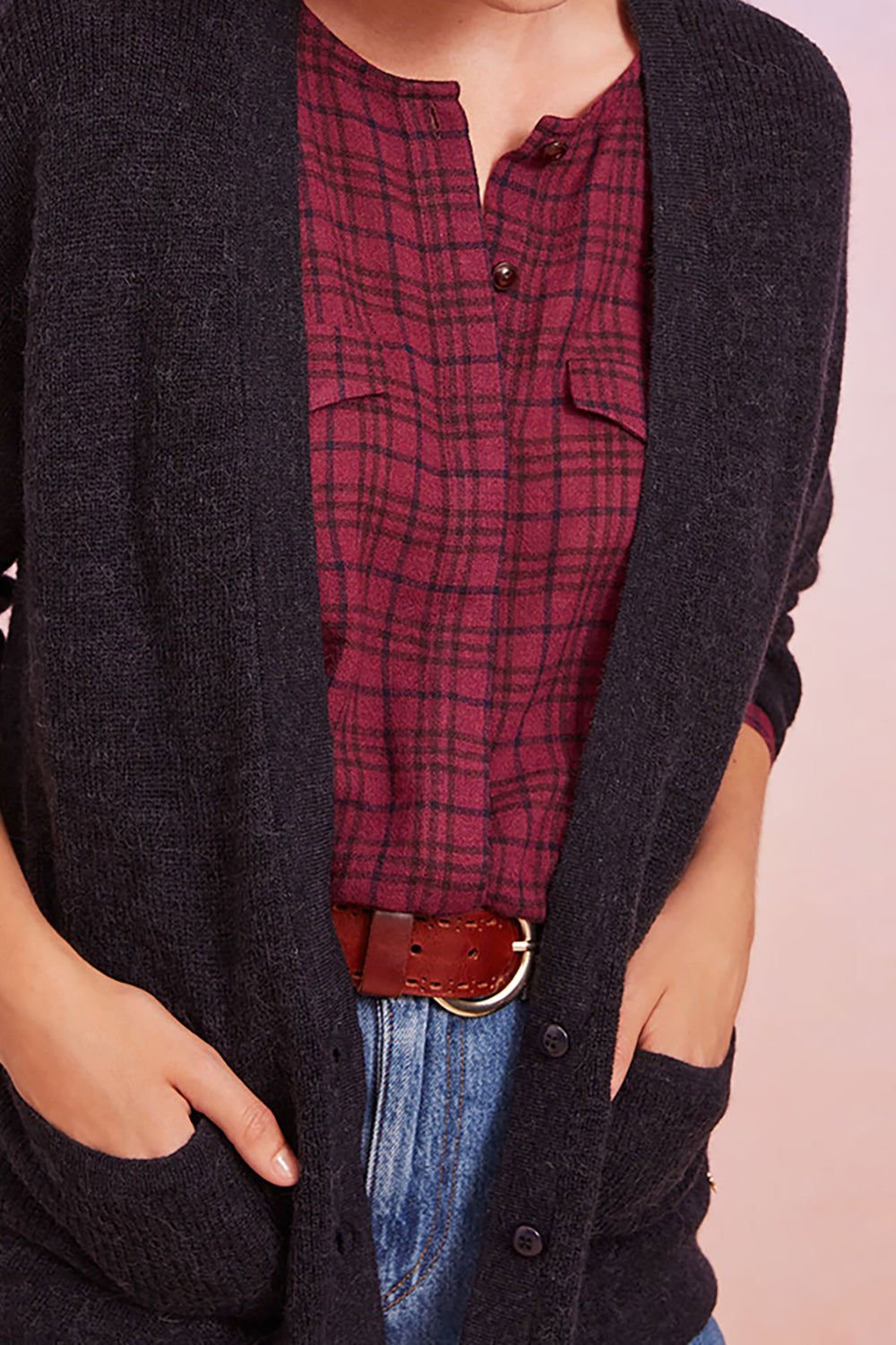 gilet derek cachou